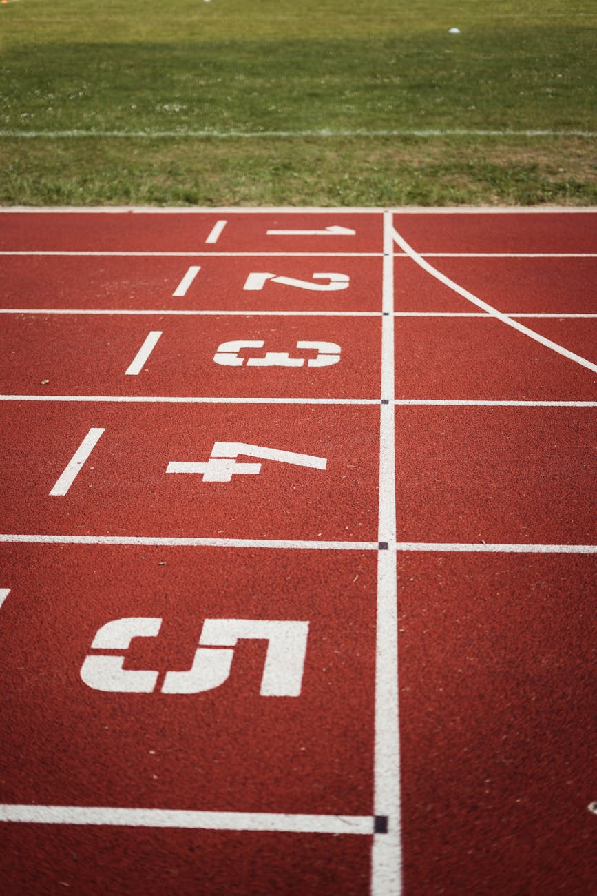 running field photography